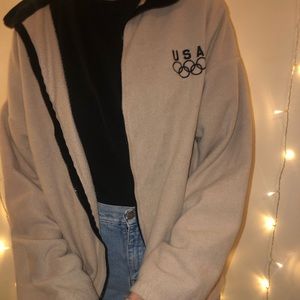 Team USA zip up fleece